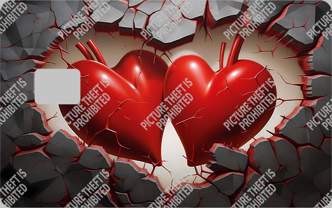 Bank  Card Sticker-BC-2898